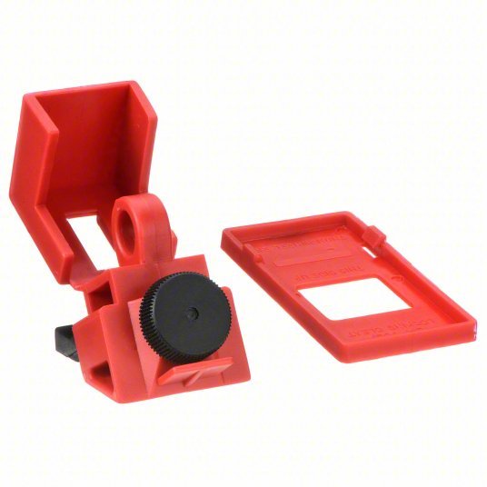 Brady 65965 Single Pole Breaker Lockout Clamp - On, For 120/277V AC Volt, 6 PK - KVM Tools Inc.KV2AD54