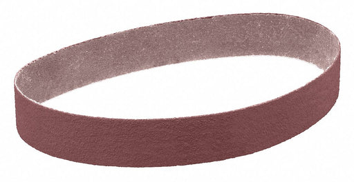 3M 341D Sanding Belt, 2 in W x 19 in L, Aluminum Oxide, 80 Grit, X Wt Cloth Backing, 50 PK