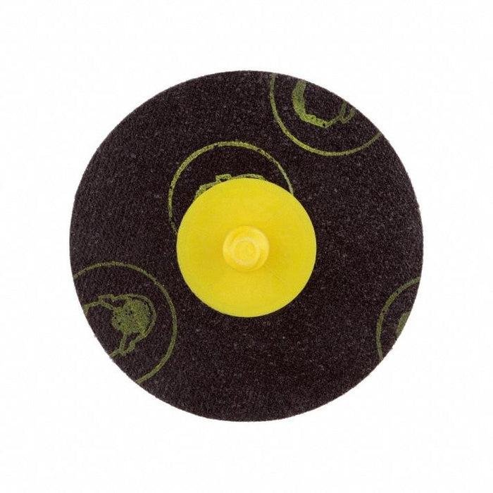 3M 361F Quick-Change Sanding Disc, TS, 2", Aluminum Oxide, 36 Grit, YF Wt Polyester, 200 PK