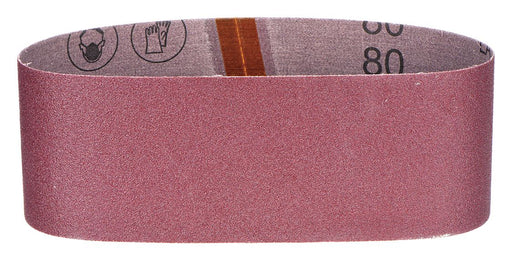 3M 341D Sanding Belt, 2 in W x 48 in L, Aluminum Oxide, 80 Grit, X Wt Cloth Backing, 50 PK