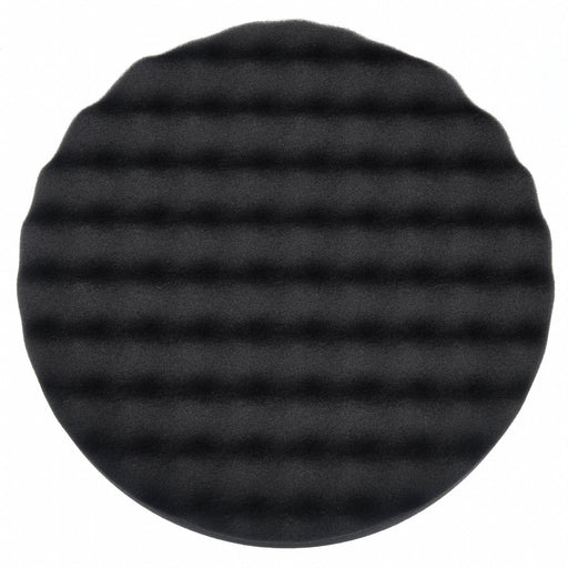 3M 05738 Polishing Pad, Waffle Face, 8 in, Foam, PK6