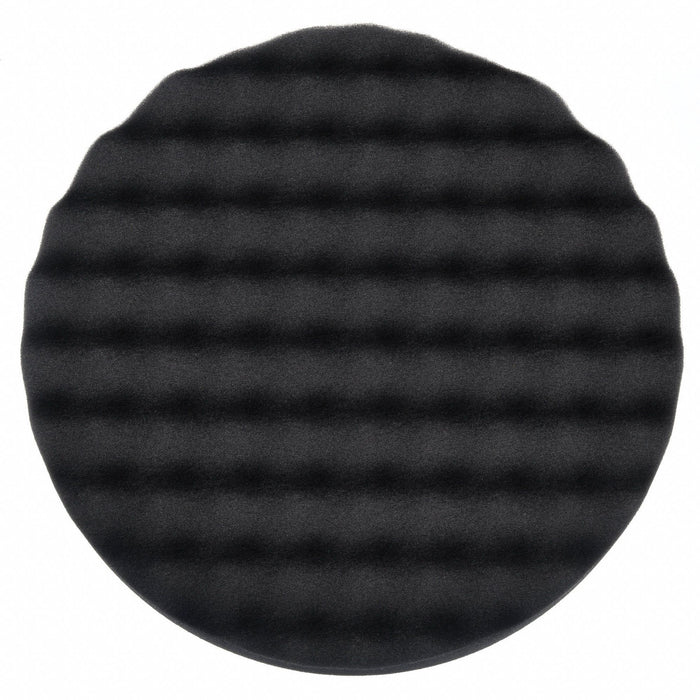 3M 05738 Polishing Pad, Waffle Face, 8 in, Foam, PK6