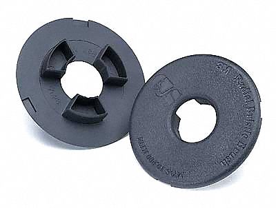 3M 27628 Radial Bristle Disc Flange Adapter, 1 in Unthreaded Hole, For 2 in Disc Arbor, 25 PK