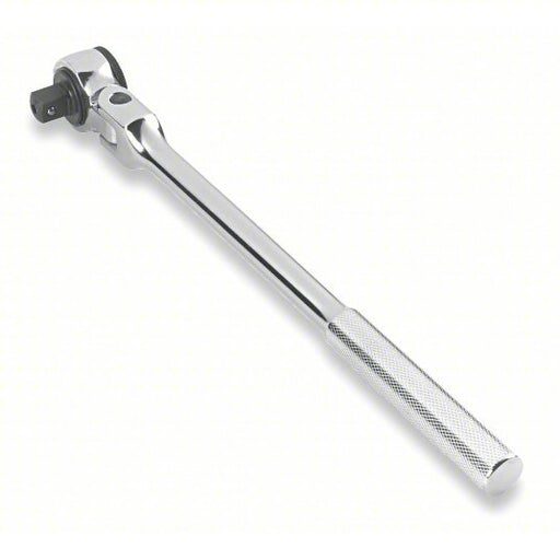 Proto J5457F Hand Ratchet Round, Reversing, 17 in Overall Lg, Chrome, 5° Min Arc Swing, 1/2 in Drive Size - KVM Tools Inc.KV2CEG5
