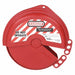 Master Lock 482 Gate Valve Lockout Collapsible Gate Valve Lockout, For 6 1/2 in Max Hand Wheel Dia, Red - KVM Tools Inc.KV2CJJ7