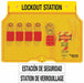 Master Lock 1482BP1106 Lockout Station Padlock Station