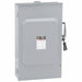 Square D D224NRB Safety Switch, Fusible, 200 A, Single Phase, 240V AC, Galvanized Steel, Indoor/Outdoor