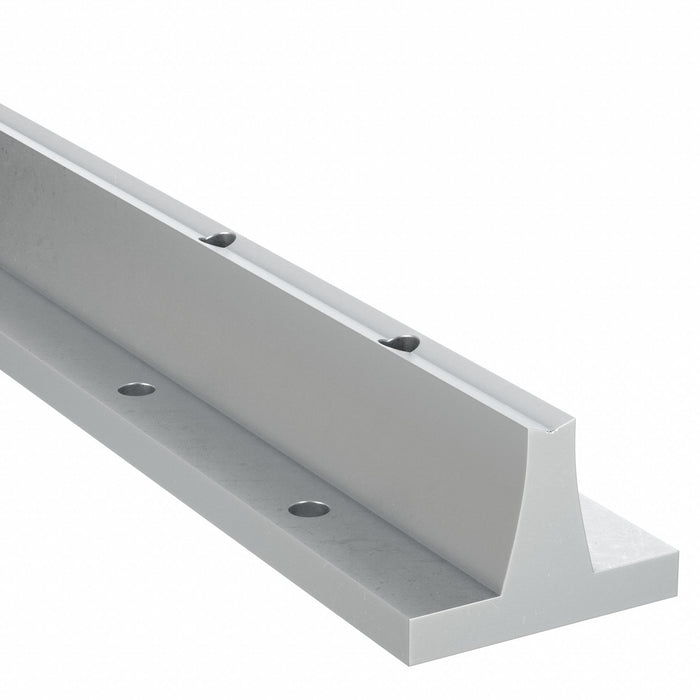 PBC Linear SR24PD-024.000 Pre-Drilled Linear Shaft Support Rail, Aluminum, 24 in Lg
