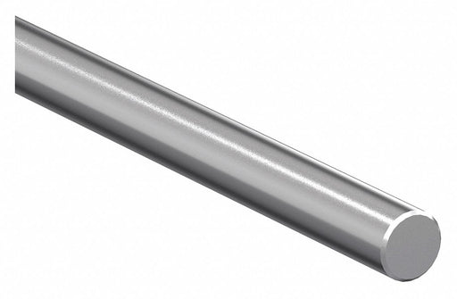 PBC Linear NIL12-015.000 Linear Shaft, Solid, 3/4 in Dia, 15 in Lg, Carbon Steel, Polished