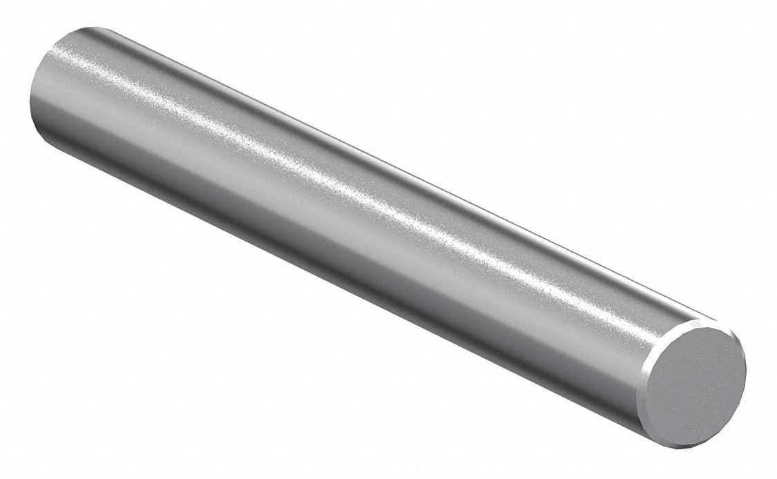 PBC Linear NIL12-006.000 Linear Shaft, Solid, 3/4 in Dia, 6 in Lg, Carbon Steel, Polished