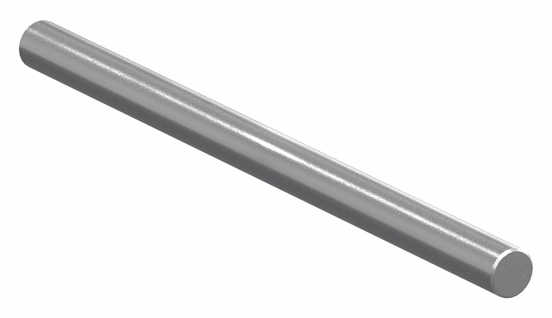 PBC Linear NIL06SS-036.000 Linear Shaft, Solid, 3/8 in Dia, 36 in Lg, Stainless Steel, Polished