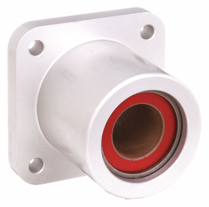 PBC Linear SFP16 Mounted Linear Bearing, Single, Self-Aligning, 1 in Bore, Frelon Gold Liner