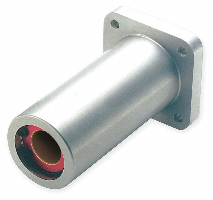 PBC Linear DFP12 Mounted Linear Bearing, Twin, Self-Aligning, 3/4 in Bore, Frelon Gold Liner