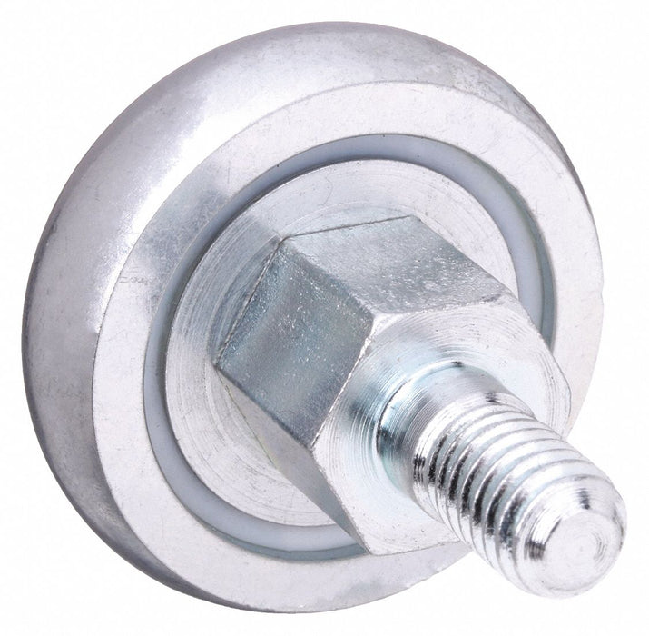 PBC Linear PAC3016 Cam Follower, 1 3/8 in Roller Dia, Crowned, Zinc Plated Steel, Double Sealed