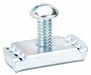 PBC Linear PAC2246 End Stop Rail System, 1.375 in Length, 0.75 in Width, Steel