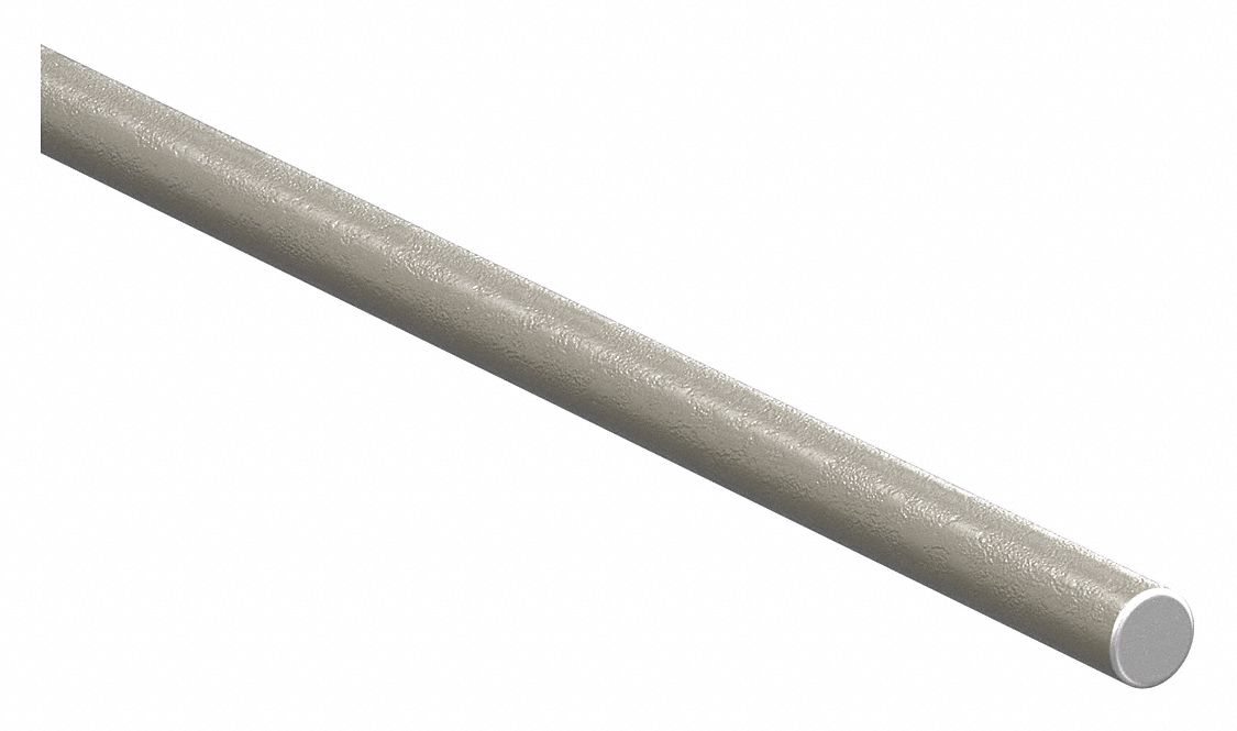 PBC Linear CC12-024.000 Linear Shaft, Solid, 3/4 in Dia, 24 in Lg, Aluminum Alloy, Ceramic Coated