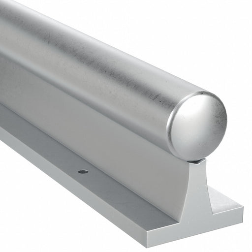 PBC Linear CCR08-006.000 Pre-Drilled Linear Shaft Assembly, 1/2 in Shaft Dia, 6 in Lg, with Support Rail