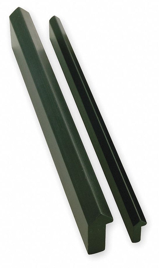 PBC Linear VR2-012.630 Undrilled Linear Rail, V-Guide, Size 2, 12.63 in Length, 0.25 in Width, Carbon Steel