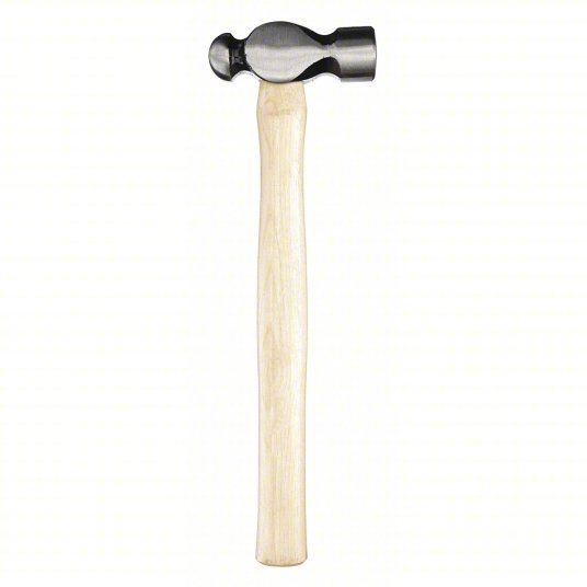 KVM Tools KV2DBT1 Ball Pein Hammer Wood, Steel, 32 oz Head Wt, 38 mm Face Dia, 16 in Overall Lg, Plain Grip - KVM Tools Inc.KV2DBT1