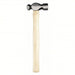 KVM Tools KV2DBT1 Ball Pein Hammer Wood, Steel, 32 oz Head Wt, 38 mm Face Dia, 16 in Overall Lg, Plain Grip - KVM Tools Inc.KV2DBT1