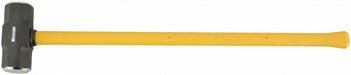 Westward 2DBU2 Standard Sledge Hammer, Steel, Fiberglass Handle, 12 lb Head Wt, 2 3/4 in Dia, 34 in Overall Lg