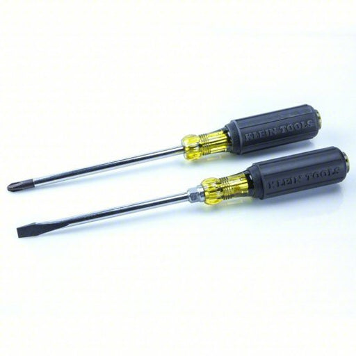 Klein 85078 General Purpose Screwdriver Set 8 Pieces, Phillips/Slotted Tip, Ergonomic Grip - KVM Tools Inc.KV2DGP6