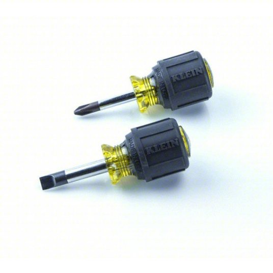 Klein 85078 General Purpose Screwdriver Set 8 Pieces, Phillips/Slotted Tip, Ergonomic Grip - KVM Tools Inc.KV2DGP6