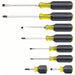 Klein 85078 General Purpose Screwdriver Set 8 Pieces, Phillips/Slotted Tip, Ergonomic Grip - KVM Tools Inc.KV2DGP6