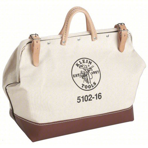 Klein 5102 - 12 Tool Bag Canvas, 1 Pockets, 12 in Overall Wd, 6 in Overall Dp, 10 in Overall Ht - KVM Tools Inc.KV2DFN4