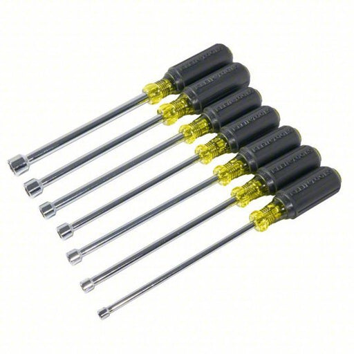 Klein 647M Fastener - Holding Nut Driver Set SAE, 15 3/4 in, 6 in Shank Lg, Ergonomic Grip - KVM Tools Inc.KV2DGW9