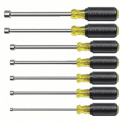 Klein 647M Fastener - Holding Nut Driver Set SAE, 15 3/4 in, 6 in Shank Lg, Ergonomic Grip - KVM Tools Inc.KV2DGW9