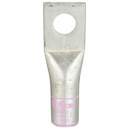 3M 30032 Compression Lugs, 3/8 in Stud Size, 1/0 AWG For Wire Sizes, Stranded Wire Type, Std, Copper