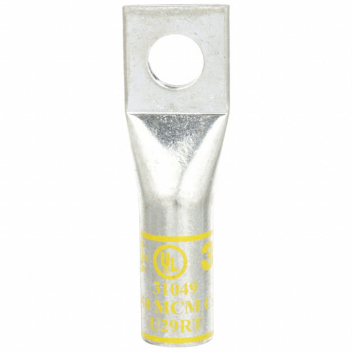 3M 31049 Compression Lugs, 1/2 in Stud Size, 250 kcmil For Wire Sizes, Stranded Wire Type, Long, Copper