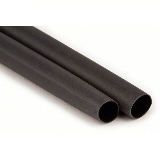 3M ITCSN - 3000 - 48" - BLACK - 5 PCS Heat Shrink Tubing 3 in I.D. Before Shrinking, 1 in I.D. After Shrinking, 4 ft Lg, Black, 5 PK - KVM Tools Inc.KV2DVE7