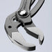 Knipex 87 01 400 SBA Water Pump Plier V, Push Button, 3 1/2 in Max Jaw Opening, 16 in Overall Lg, 27 Jaw Positions - KVM Tools Inc.KV2DYY3