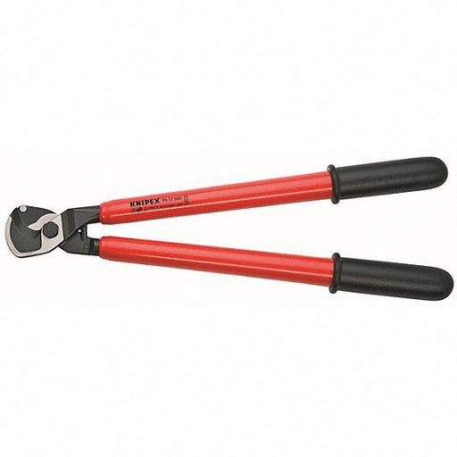 Knipex 95 17 500 Insulated Cable Cutter Plastic Handle, Shear, For 1 1/16 in Max Dia Aluminum Electric Cable - KVM Tools Inc.KV2DZA2