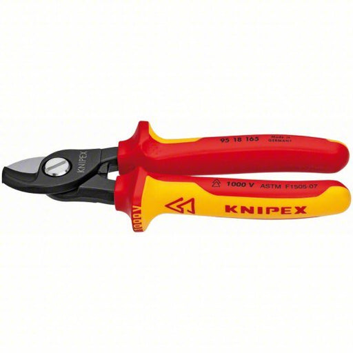 Knipex 95 18 165 SBA Insulated Cable Cutter Multi - Component Handle, Shear, For 19/32 in Max Dia Data Cable - KVM Tools Inc.KV2DZD5