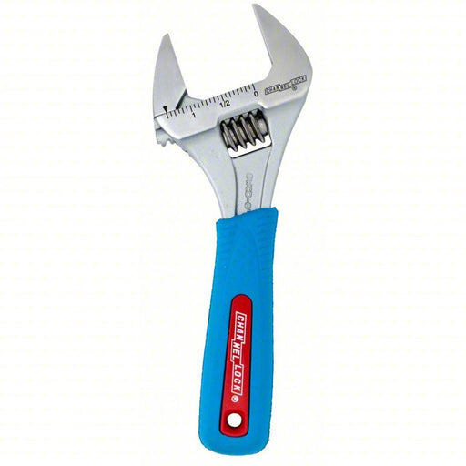 Channellock 6WCB Adjustable Wrench Alloy Steel, Chrome, 6 in Overall Lg, 1 5/16 in Jaw Capacity - KVM Tools Inc.KV2ELD6