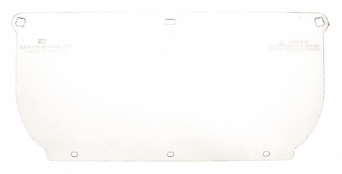 3M 82543-00000 Clear Polycarbonate Face Shield Visor