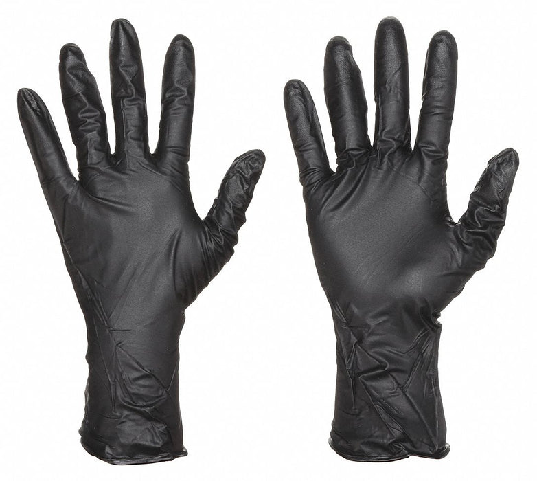 MCR Safety 6062L Disposable Gloves, Food-Grade/Gen Purpose, L (9), 6 mil, Powder-Free, Nitrile, 100 PK
