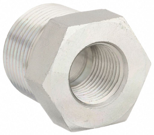 Aeroquip 2081-12-6S Hydraulic Hose Straight Adapter, NPT Threaded x NPT Threaded, Male x Female, Rigid, Straight