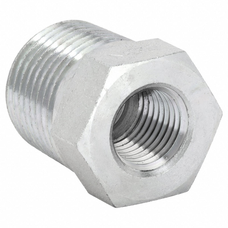Aeroquip 2081-16-8S Hydraulic Hose Straight Adapter, NPT Threaded x NPT Threaded, Male x Female, Rigid, Straight
