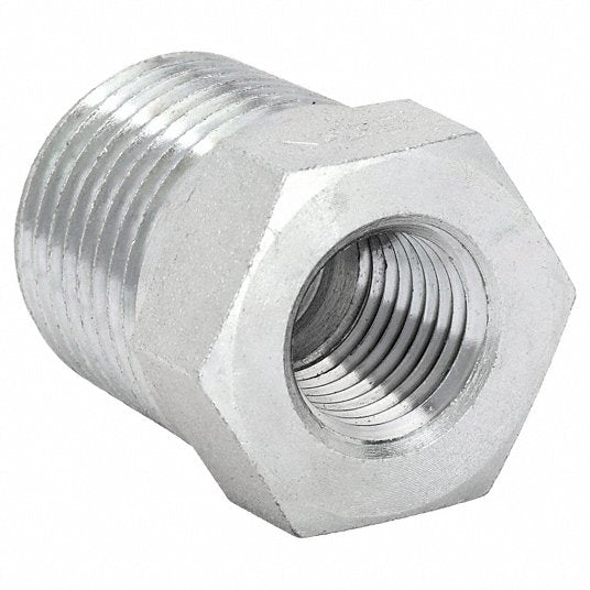 Aeroquip 2081-8-4S Hydraulic Hose Adapter 1/2 in x 1/4 in Fitting Size, Male x Female, NPTF x NPTF, Rigid, Straight
