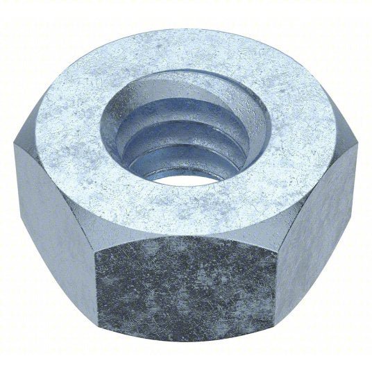 Fabory U08110.025.0001 Hex Nut 1/4" - 20 Thread, 7/16 in Hex Wd, 7/32 in Hex Ht, Steel, Grade 2, Zinc Plated, 100 PK - KVM Tools Inc.KV2FE47