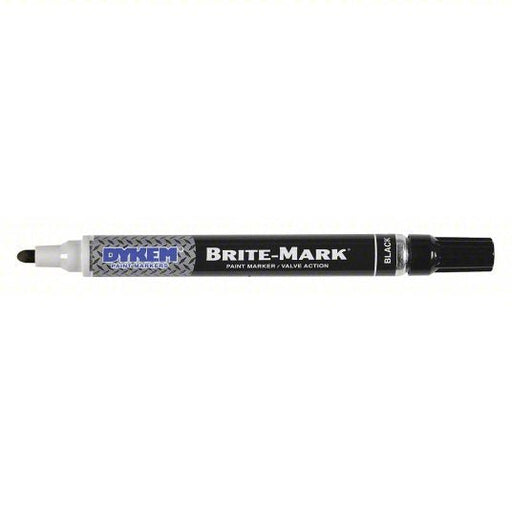 Dykem 84002 Paint Marker Fiber, Medium Tip Size, Black - KVM Tools Inc.KV2GKT4