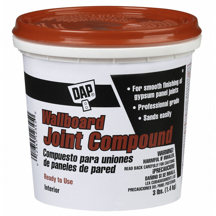 DAP 10114 Joint Compound, Lightweight Wallboard, 1 gal, Pail, White