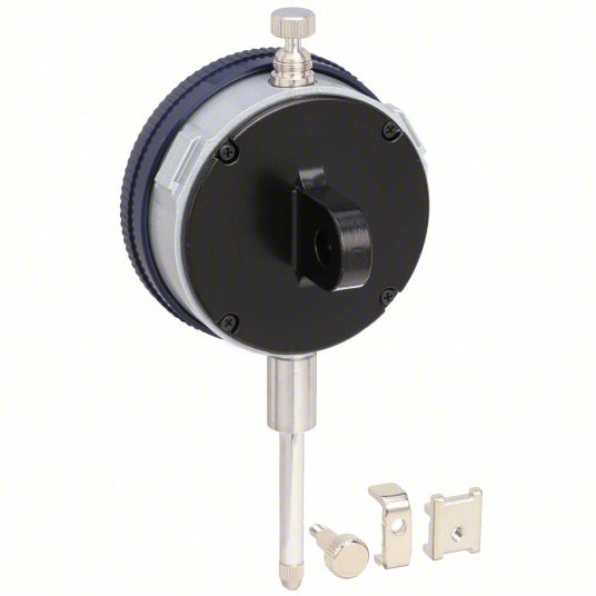 Mitutoyo 2416A Dial Indicator Lug Back 0 in to 1 in Range, Continuous Reading, 0 - 100 Dial Reading, Box - KVM Tools Inc.KV2HB36