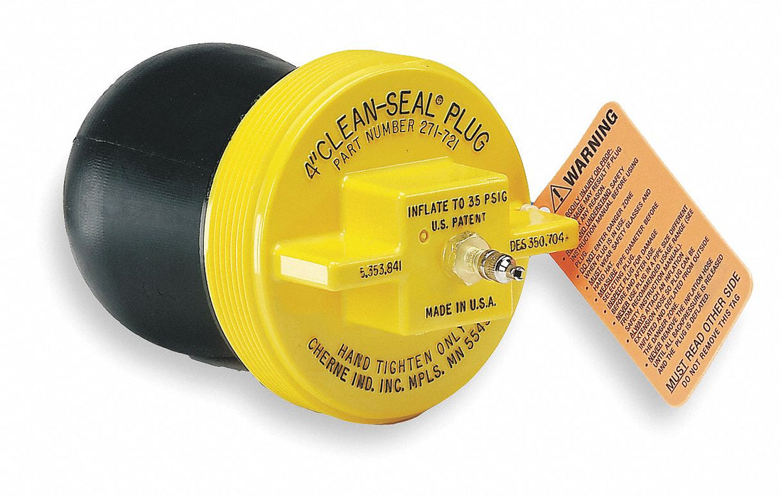 Cherne 271721 Pipe Plug 4 in