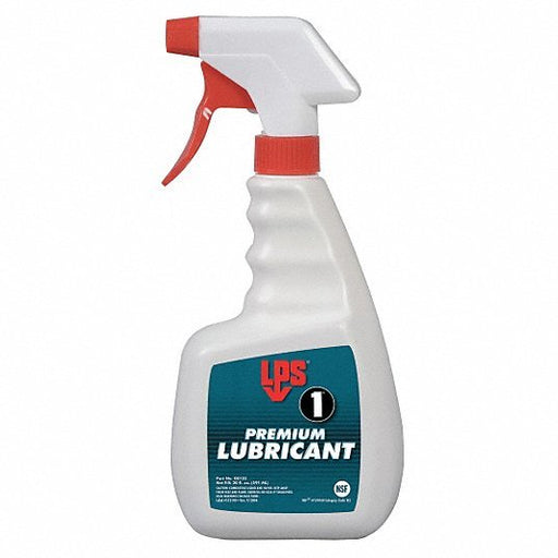 LPS 00122 General Purpose Dry Lubricant NSF H2, Spray Bottle, Mineral Oil Base, Amber, - 50°F to 350°F - KVM Tools Inc.KV2JFD7
