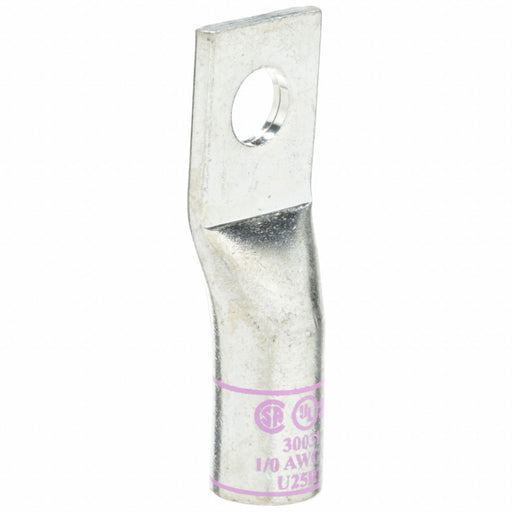 3M 30031 Compression Lugs, 5/16 in Stud Size, 1/0 AWG For Wire Sizes, Stranded Wire Type, Std, Copper